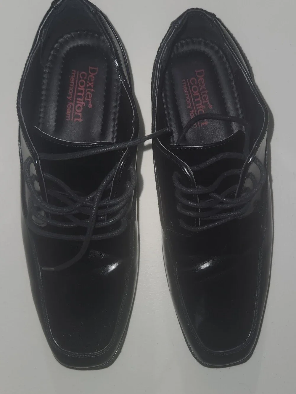 Men's Dexter Black Lace-Up Dress Shoes Size 7